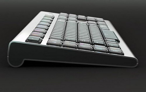 Фото клавиатура Optimus дизайн студия Артемий Лебедев