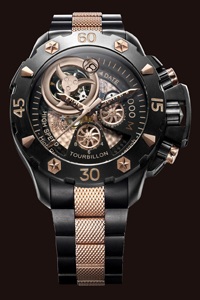 Фото мужские наручные часы Zenith Defy Xtreme Gold Tourbillon Titan WR 1000 м